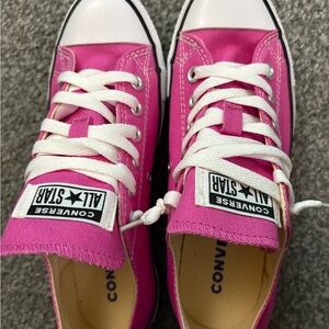 Converse Pink and White Sneakers